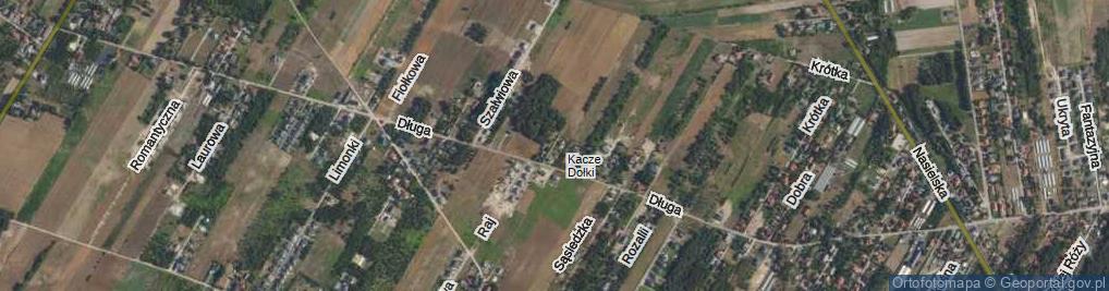 Zdjęcie satelitarne Róży Wiatrów ul.